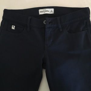 DARK BLUE Abercrombie JEGGINGS